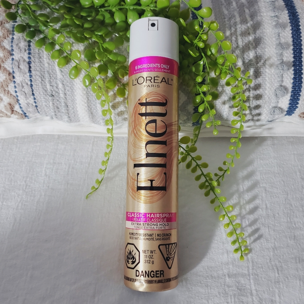New Elnett Ultra Fine Non-Sticky Extra Strong Hold Hairspray